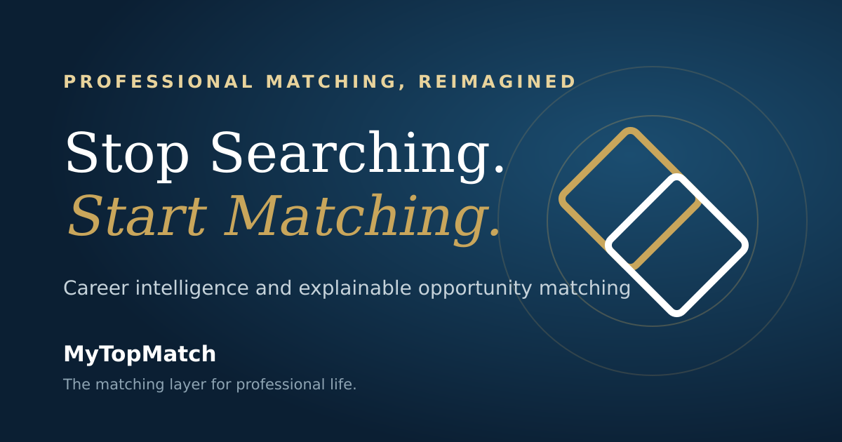 MyTopMatch career intelligence