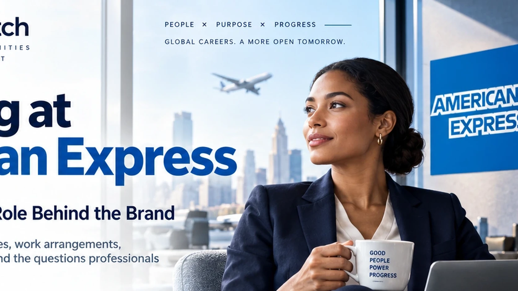MyTopMatch American Express Company Research Report banner showing 25 factors, 53 substantive sources, 14 examined role records and 74 evidence claims.