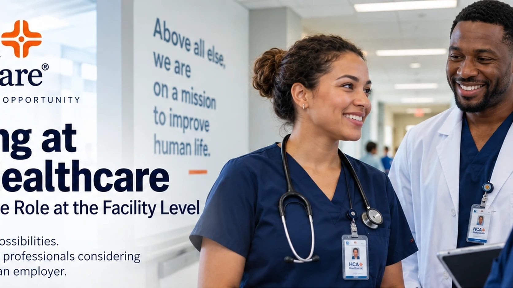 MyTopMatch HCA Healthcare Company Research Report banner showing 25 factors, 44 substantive sources, 20 examined role records and 65 evidence claims.